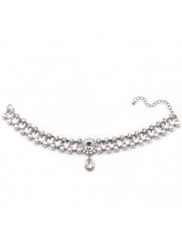 New Design Hot Z choker necklace fashion necklace costume collar bib Simulated-pearl Necklaces statement chocker necklace