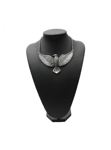 Vintage Metal Eagle Pendant Necklace 2016 Women Exaggerated Trendy Statement Maxi Necklace Bijoux Collier Femme Animal Jewelry