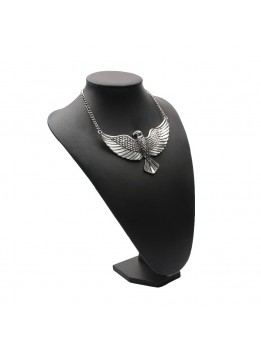 Vintage Metal Eagle Pendant Necklace 2016 Women Exaggerated Trendy Statement Maxi Necklace Bijoux Collier Femme Animal Jewelry