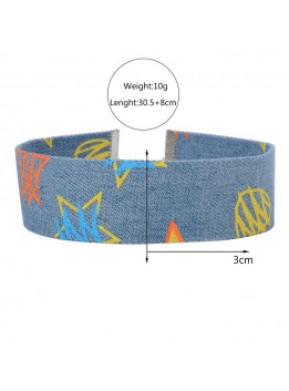 2017 New Stars Maxi Scarf Jean Choker Necklace Statement Collar Women Fashion Boho Cloth Burlesque Tatoo Collier Ethnic Neckless