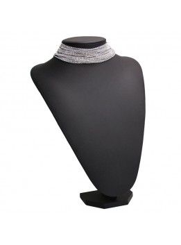 2017 Luxury Rhinestone choker Necklaces crystal Maxi Statement Necklace Multilayer Wedding chokers Collier Fashion jewelry