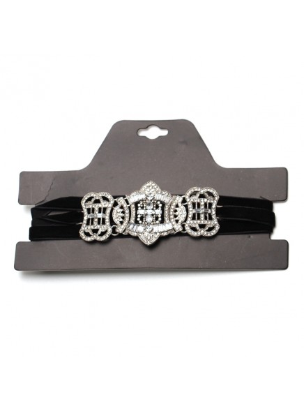 Black Korean velvet Choker Necklace Women chockers Boho flower Gothic Chokers 2017 vintage necklace Fashion jewelry