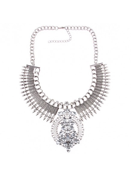 2016 Newest Gorgeous Fashion Maxi Necklace Jewelry crystal Department Statement Necklace Women Choker Necklaces Pendants