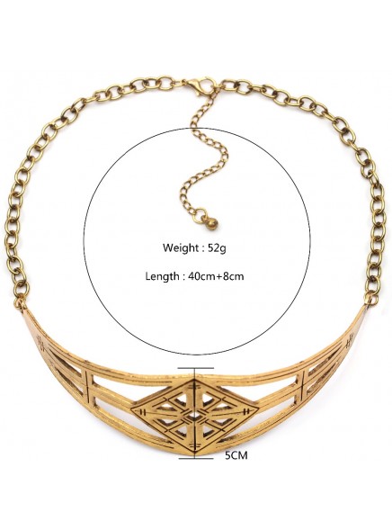 New Fashion Jewelry Choker Necklaces Maxi Chokers Gold Plated Color Cross Vintage Statement Necklace For Women 2016