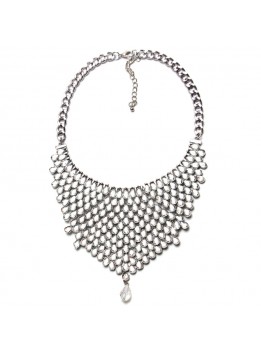 Trendy Statement Necklaces Pendants Full Crystal Bohemia Jewelry Ethnic Necklaces Women Accessories for Gift Party