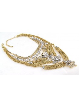 Fashion ZA Necklaces Pendants Women 2016 Chunky Collier Femme Collares Choker Jewelry Bib Boho Maxi Big Statement Silver Gold