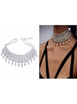 Fashion Necklace Pendant Women 2016Choker Jewelry Collare Crystal Collier Femme Punk Costume Big Vintage Chunky Coin Bohemian